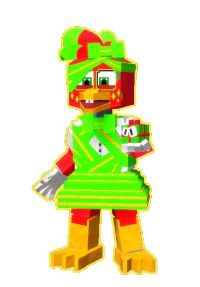 Wrapped Chica Official Roblox Fnaf World Return To Animatronica Wiki