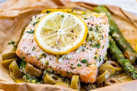 Mediterranean Lemon Garlic Salmon Packets Recipe 20 Minutes Seafood 30seconds Food