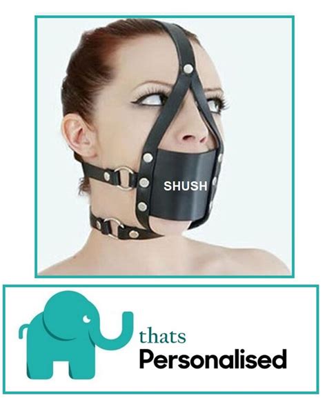 Personalised Gimp Head Harness Riding Hood Ball Gag Mask Bondage Sex