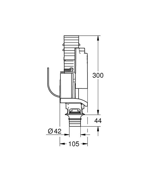 Dual Flush Valve Set Grohe