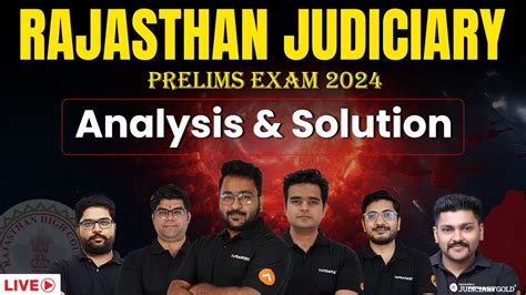 Rjs Paper Solution Rajasthan Judiciary Answer Key Detailed