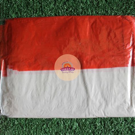 Jual Bendera Plastik Merah Putih Dengan Tali Yang Sudah Terpasang Isi 40 Lembar Shopee Indonesia