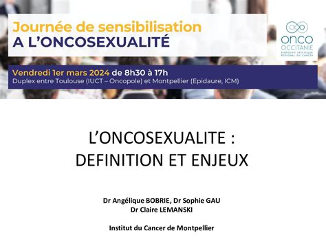 Calaméo RR ONCOSEXUALITE LOncosexualité Définition et enjeux par