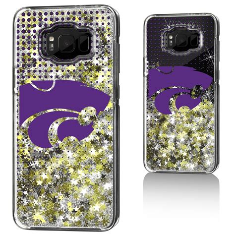 Kansas State Wildcats Samsung Galaxy Dots Glitter Case