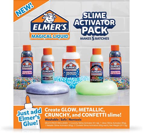 Elmers Metallic Slime Activator Magical Liquid Glue Slime Activator 875 Fl Oz