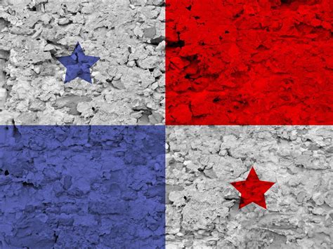 Panama flag with texture 45946278 Stock Photo at Vecteezy