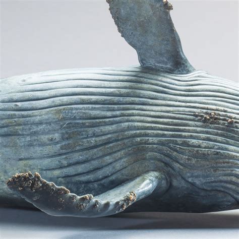 Humpback Whale By Nick Bibby Th Scale Bronze Whale Sculpture