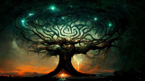 Yggdrasil Wallpapers and Backgrounds 4K, HD, Dual Screen