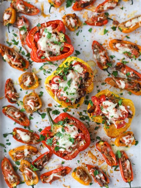 Pulled Pork Stuffed Peppers Pulled Pork Stuffed Peppers Recipe