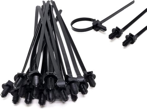 Amazon SWZHAI 20 PCS Push Mount Zip Ties 8 3 Inch Nylon Car Mount