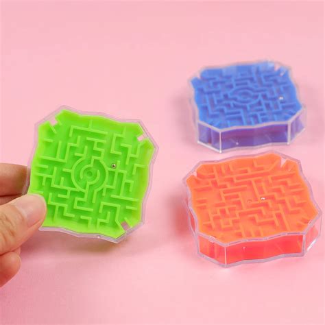 3 pçs 3d labirinto cubo mágico equilíbrio bola puzzle brinquedo para