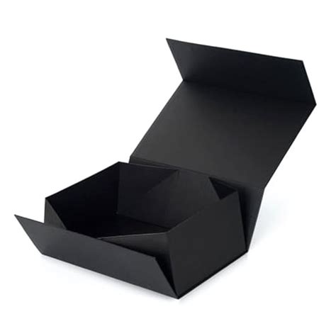 Custom Printed Luxury Black Magnetic Gift Box Wholesale Gift Boxes With