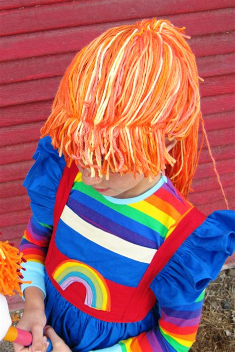 Diy Yarn Wig For Rainbow Brite Or Any Other Character