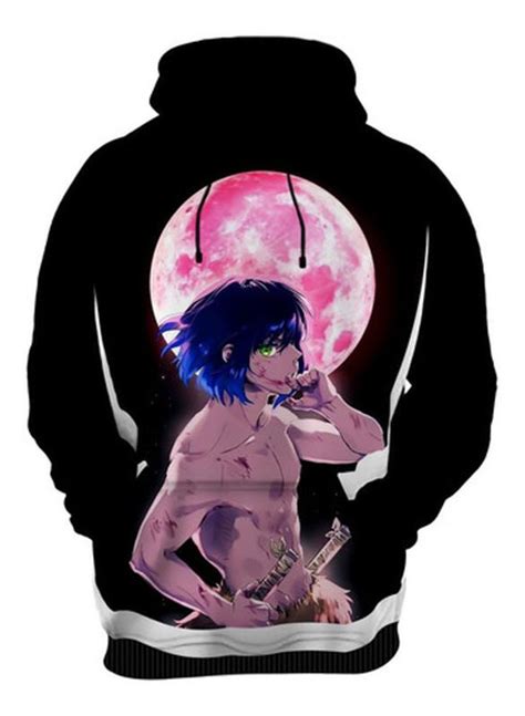 Blusa Moletom Inosuke Demon Slayer Kimetsu No Yaiba 4 Estilo Vizu