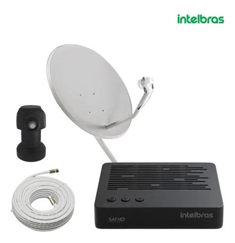 Kit Nova Antena Parabólica Digital Intelbras Ku Intelbras Antena