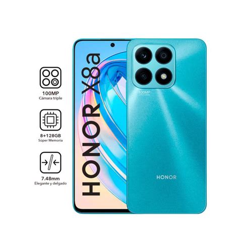 Celular Honor X8a 128gb 8gb Ram Cámara De 100 Mpx Azul