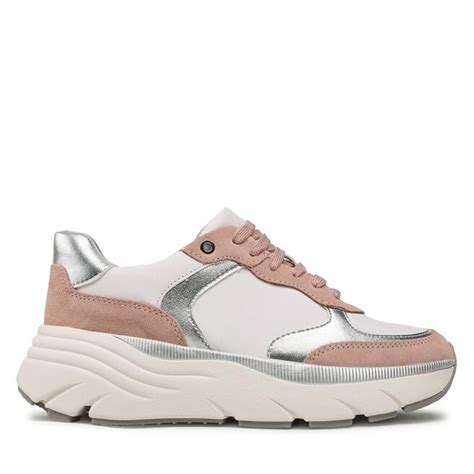 Sneakers Geox A Diamanta A D35UFA 08522 C1Z8Z White Nude Eschuhe De