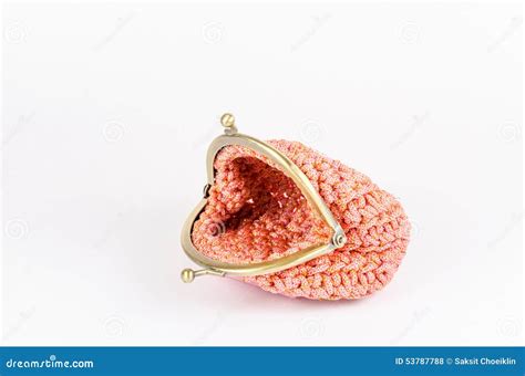 Empty Open Retro Purse Stock Photo Image Of Money Retro 53787788