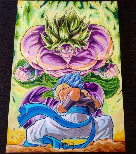 Broly Vs Gogeta Etsy