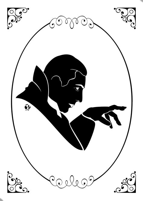 Dracula Bela Lugosi Silhouette | Halloween silhouettes, Halloween painting, Castle coloring page