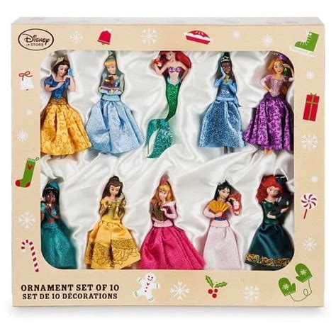 Disney Princess Sketchbook Ornament Set From Disney Store Inside The