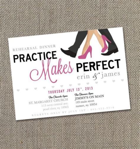 54 Cool Invitation Ideas For A Rehearsal Dinner - Weddingomania