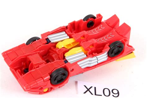 Complete Transformers Cyberverse Warrior Class Autobot Hot Rod Fusion Flame SKU