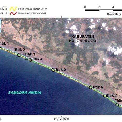 Pdf Analisis Perubahan Garis Pantai Dengan Menggunakan Data Citra