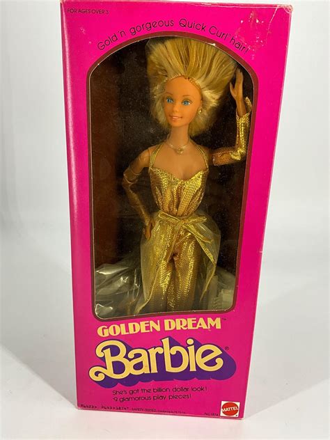 Lot 1 Vintage Golden Dream Barbie 1980