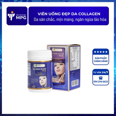 Viên Uống đẹp Da Bio Marine Collagen Plus Golden Health Mypharma