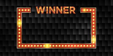 Quiz game night contest show winner banner. Award notice you win in challenge or giveaway in web ...