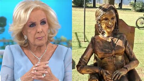 Mirtha Legrand vio cómo quedó su estatua de Villa Cañás y su reacción