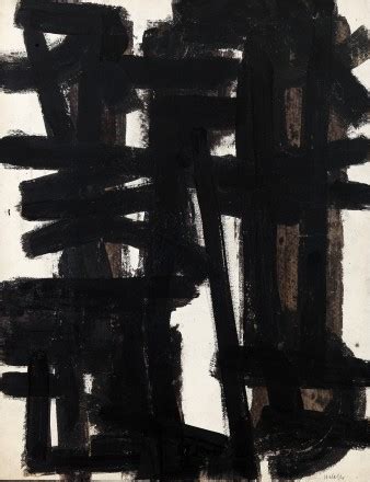 Brou de noix sur papier 1948 Pierre Soulages Musée Soulages Rodez