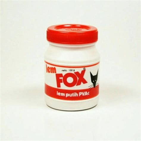 Jual Lem Pvac Lem Kayu Lem Fox Putih 150gr Shopee Indonesia