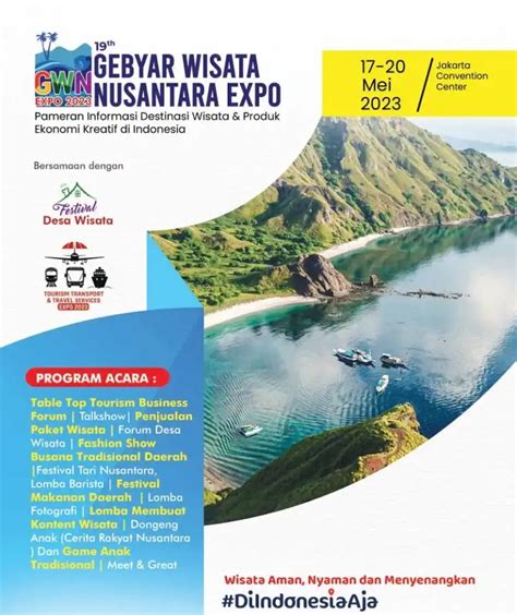 Yuk Ikuti Gebyar Wisata Nusantara Expo Ke Info Ekonomi