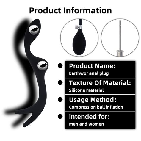 Sextoy Grand Plug gonflable bout à bout Anal expanseur jouets en acier inoxydable boule pompe