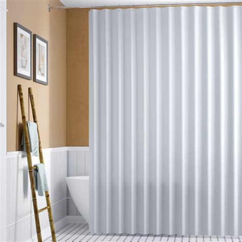 Symple Stuff Solid Color Single Shower Curtain And Reviews Wayfair