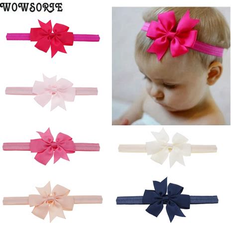 Baby Stirnband Sch Ne M Dchen Bowknot Knoten Tiara Bogen Stirnband