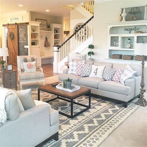 60 Farmhouse Living Room Joanna Gaines Magnolia Homes Decorating Ideas