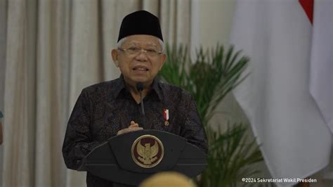 Wapres Maruf Amin Mengaku Belum Ditugaskan Untuk Ngantor Di Ikn