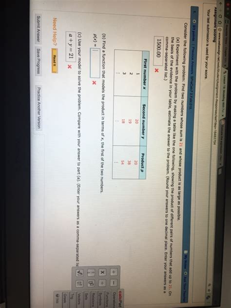 Solved Consider The Following Problem Find Two Numbers Chegg