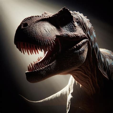 Premium AI Image Tyrannosaurus Rex Dinosaur 3d Portrait