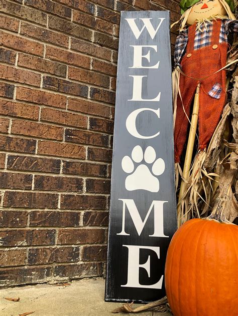 WELCOME SIGN Porch Decor Porch Welcome Sign Front Door - Etsy