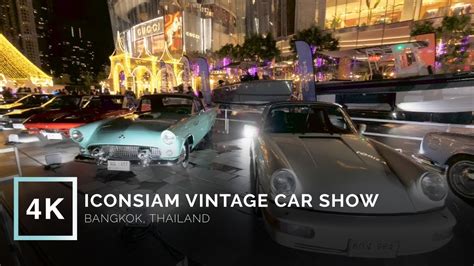 Vintage Car Show ICONSIAM Virtual Walking Tour Bangkok Thailand