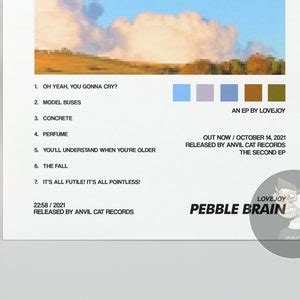 Lovejoy Pebble Brain Album Cover Poster Etsy Australia