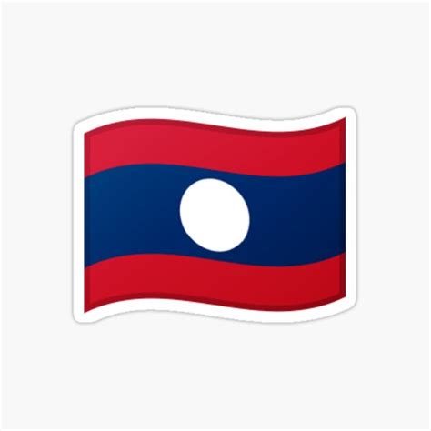 " Emoji Flag Laos" Sticker for Sale by Stickypegatinas | Redbubble