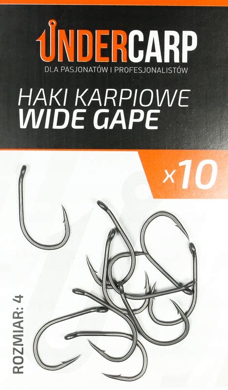 Teflonowe Haki Karpiowe Wide Gape Undercarp U