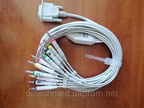 Кабель ЭКГ для электрокардиографа Heaco 600 G оригинальный, цена 1750 ...