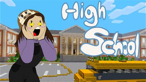 First Day Of High School Rp Series Ep 1 Minecraft Youtube