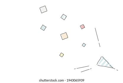 Loose Line Art Handwritten Crackers Stock Vector (Royalty Free ...